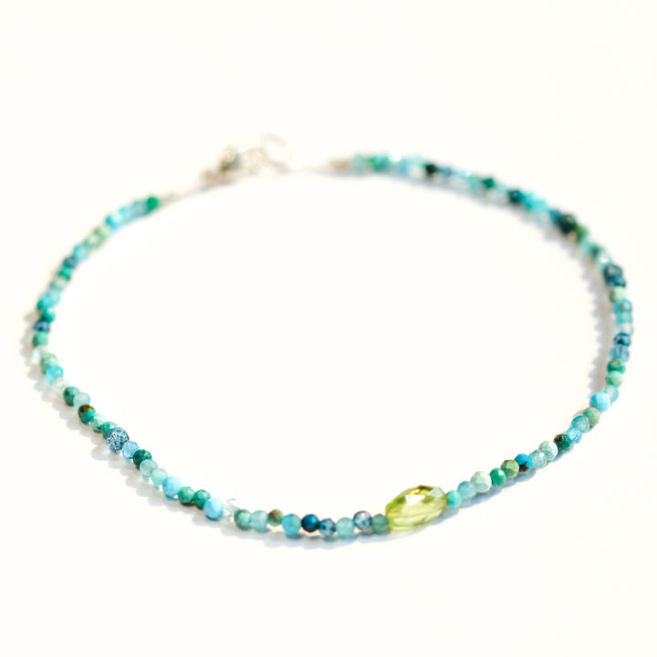 Multi Gem & Peridot Bracelet No. 113