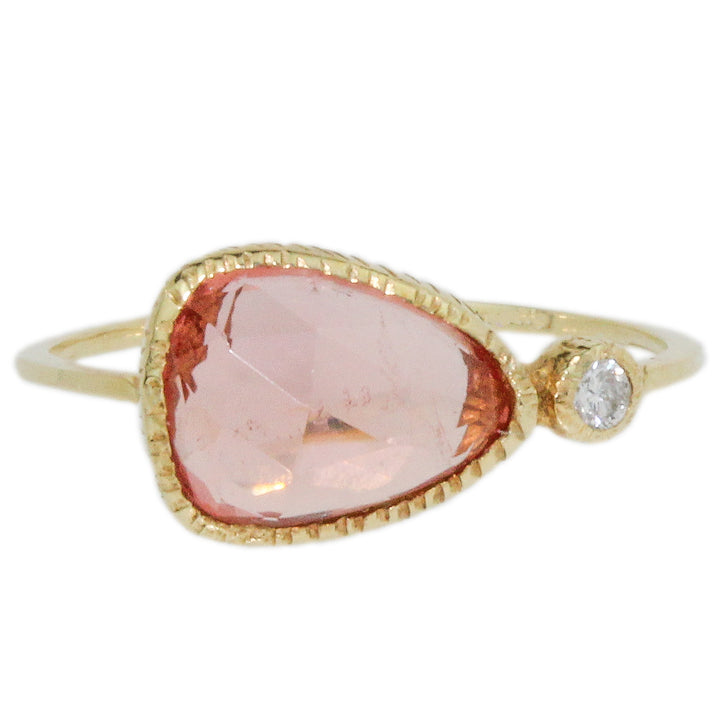 Morganite & Diamond Ring