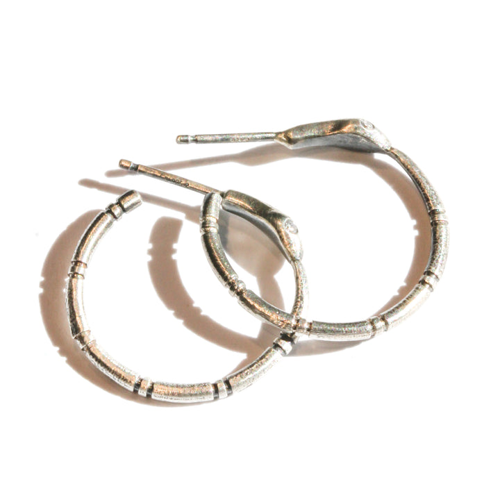 Renewal Snake Hoop Earrings