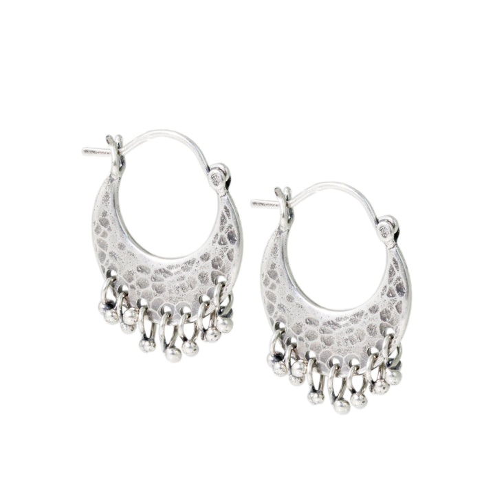 Half Moon Hoop Earrings