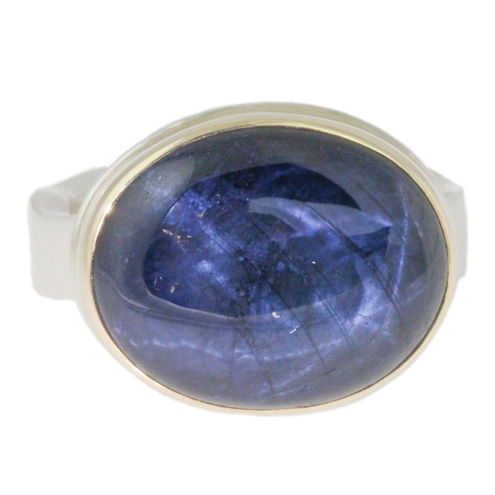 Blue Star Sapphire Ring