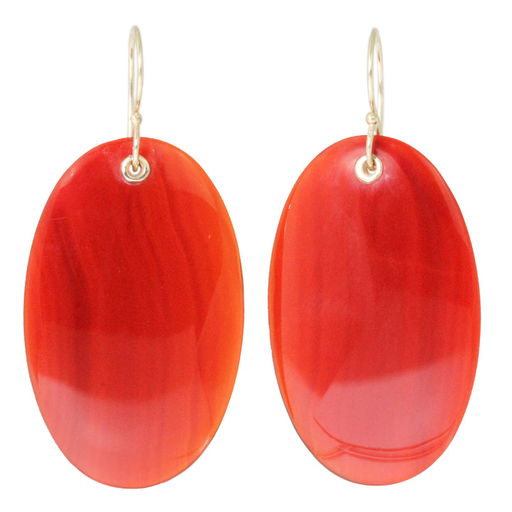 Carnelian Drop Earrings