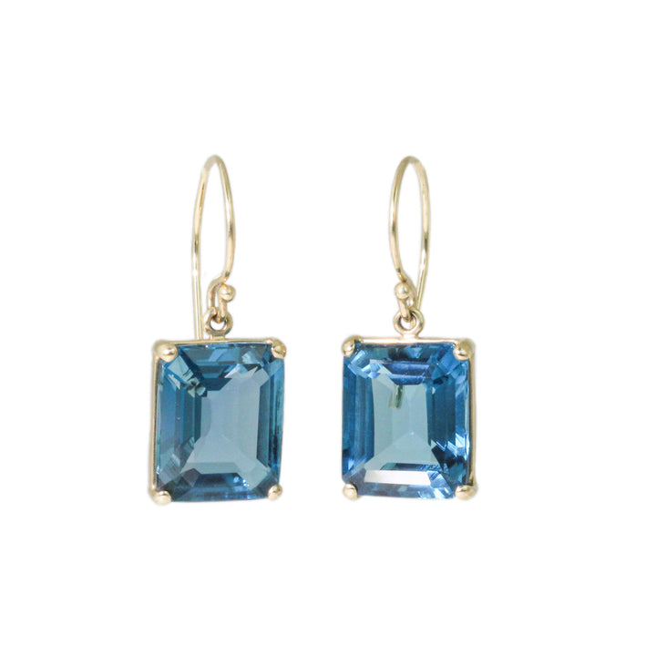 London Blue Topaz Drop Earrings