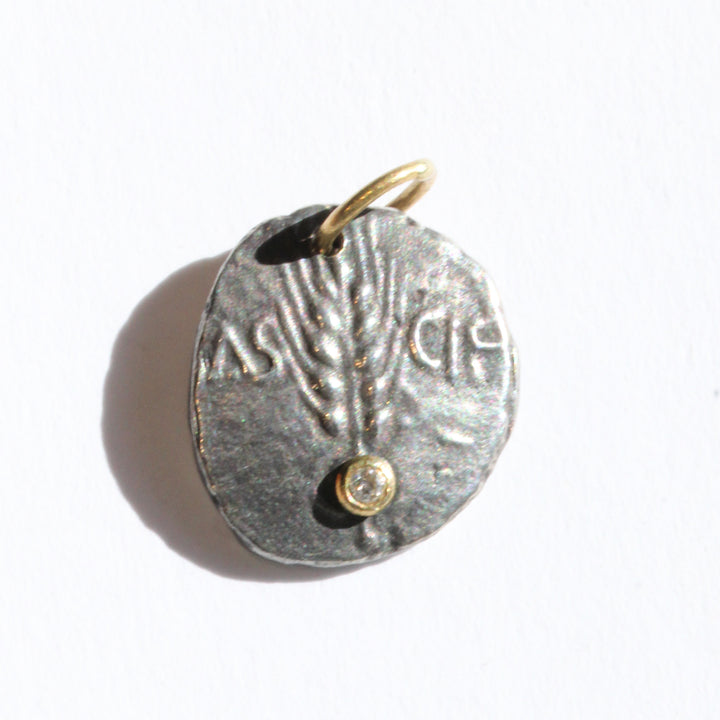 Greek Barley Diamond Charm