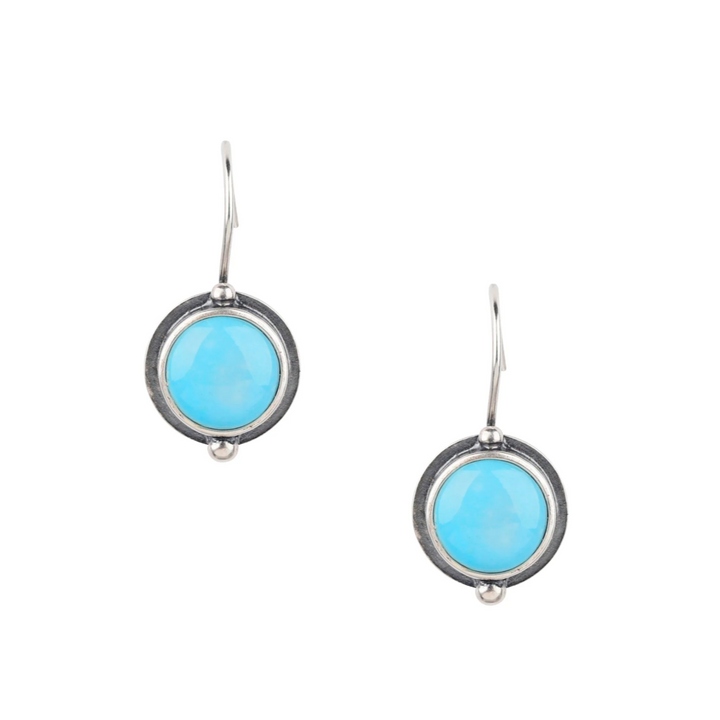 Dennis Hogan Full Moon Turquoise Earrings