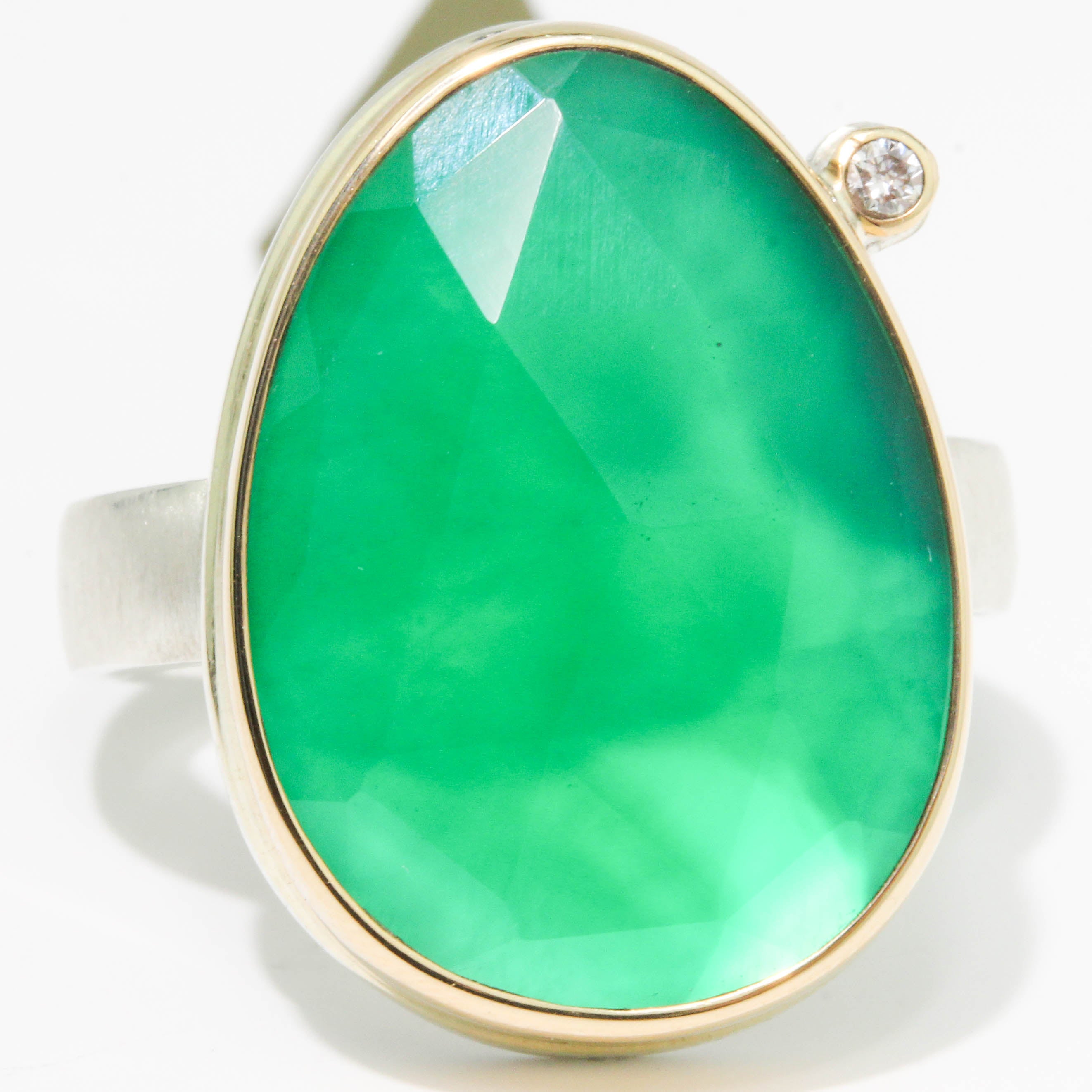 Green Onyx Ring - Chemistry Jewelry