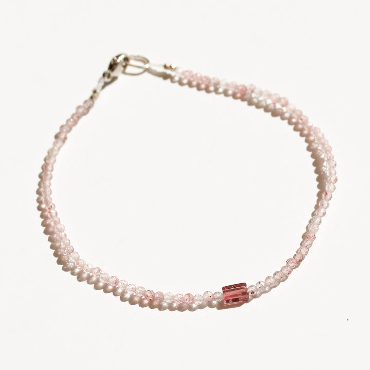 Pink Tourmaline + Pink Tourmaline Bracelet No.42