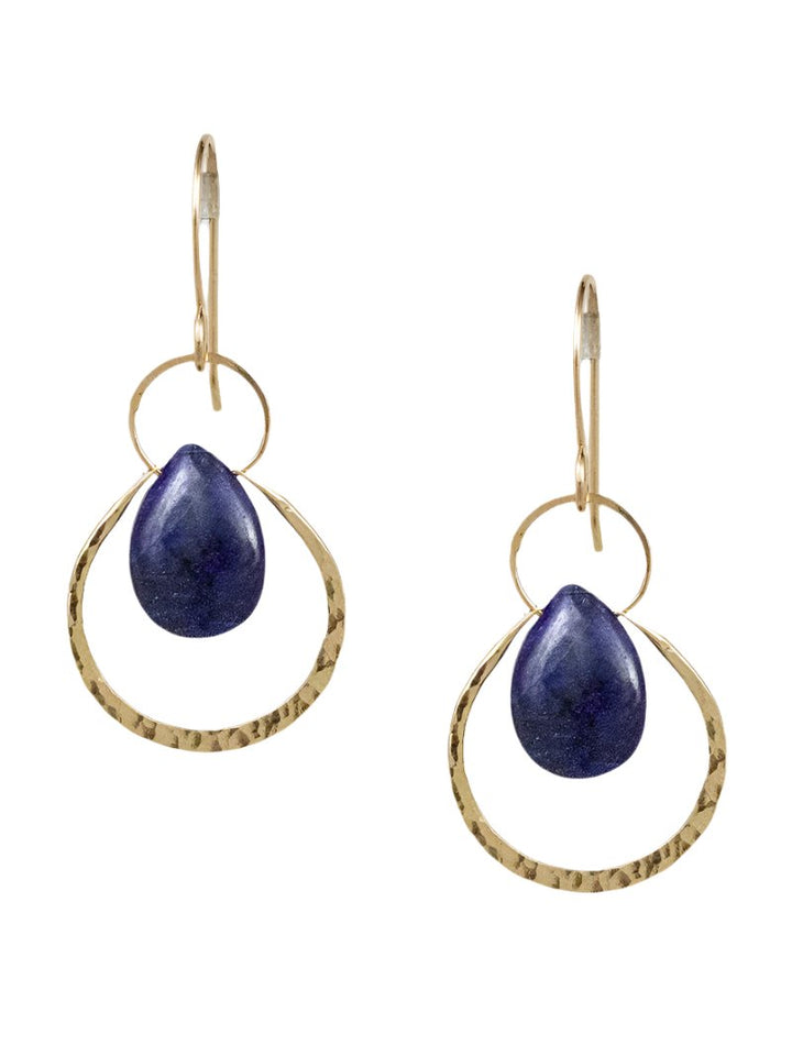 Ophelia Blue Sapphire Earrings