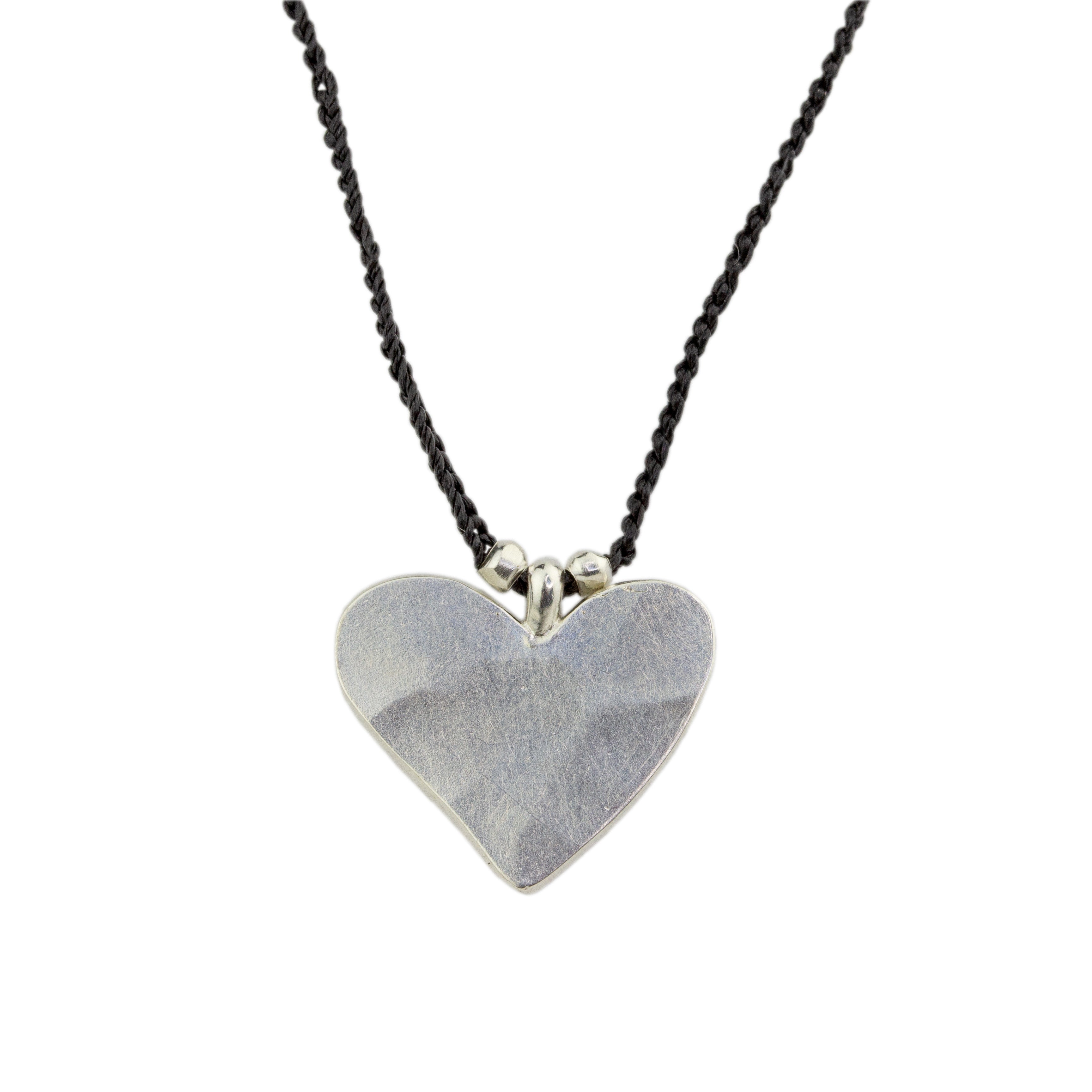 Hammered Heart Necklace - Chemistry Jewelry